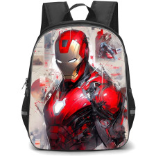 Marvel Iron Man Backpack StudentPack - Iron Man Sketch Drawing
