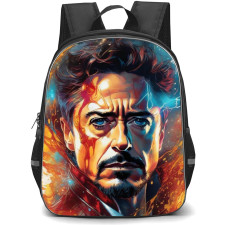 Marvel Iron Man Backpack StudentPack - Iron Man Tony Stark Head Portrait