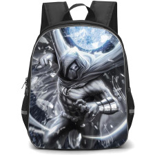 Marvel Backpack StudentPack - Moon Knight Attack Gray Illustration