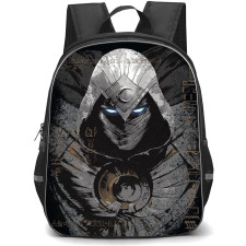 Marvel Backpack StudentPack - Moon Knight Egyptian Art Cartoon Portrait