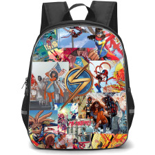 Marvel Ms Marvel Backpack StudentPack - Ms Marvel Collage With Logo
