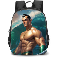 Marvel Backpack StudentPack - Namor in Wave Background Portrait