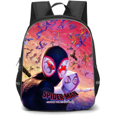 Spider Man Across The Spider Verse Backpack StudentPack - Across The Spider Verse Movie Art Miles and Gwen