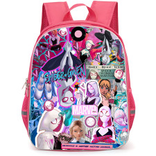 Spider Man Across The Spider Verse Ghost-Spider Backpack StudentPack - Spider Gwen Ghost-Spider Collage