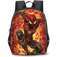 Marvel Spider Man Backpack StudentPack - Spider-Man In Iron Suit Jumping