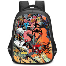 Spider Man Across The Spider Verse Miles Morales Backpack StudentPack - Miles Morales Leap Of Faith Comic Art