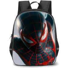 Marvel Spider Man Across The Spider Verse MIles Morales Backpack StudentPack - Spider Miles Morales Flying 3D Portrait