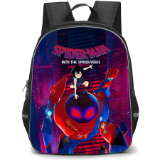 Spider Man Into The Spider Verse Peni Parker Backpack StudentPack - Peni Parker And Spider Bot Movie Poster
