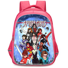 Spider-Man Backpack StudentPack - Spider Girls Comic Book Artwork Cover