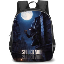 Spider-Noir Backpack School Bag StudentPack - Spider-Noir Holding Rubiks Night Poster