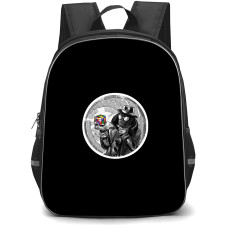 Spider-Noir Backpack School Bag StudentPack - Spider-Noir Holding Rubiks Sketch Sticker