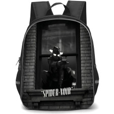 Spider-Noir Backpack School Bag StudentPack - Spider-Noir Window Shooting Webs Poster