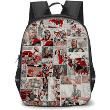 Marvel Thor Backpack StudentPack - Thor Movie Comic Collage