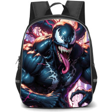 Marvel Venom Backpack StudentPack - Venom Body Portrait City Background