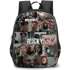Marvel Winter Soldier Backpack StudentPack - Winter Soldier Movie Collage