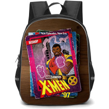 X-Men 97 Bishop Backpack School Bag StudentPack - Bishop Vintage Trading Card