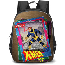 X-Men 97 Cyclops Backpack School Bag StudentPack - Cyclops Vintage Trading Card