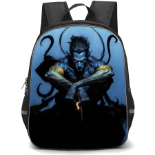 X-Men Nightcrawler School Backpack StudentPack - Nightcrawler Portrait Blue Background