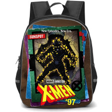 X-Men 97 Sunspot Backpack School Bag StudentPack - Sunspot Vintage Trading Card