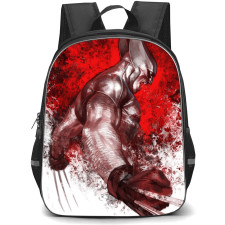 X-Men Wolverine School Backpack StudentPack - Wolverine Side Portrait Watercolor Art