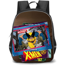 X-Men 97 Wolverine Backpack School Bag StudentPack - Wolverine Vintage Trading Card
