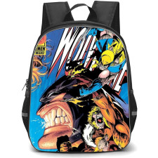 X-Men School Backpack StudentPack - Wolverine and Sabretooth Comic Art