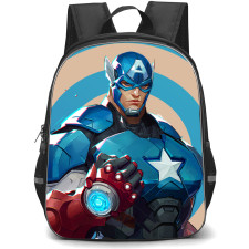Marvel Rivals Backpack StudentPack - Marvel Rivals Captain America Character Series