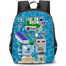 Microsoft Windows Backpack School Bag StudentPack - Microsoft Windows 95 Collage Poster