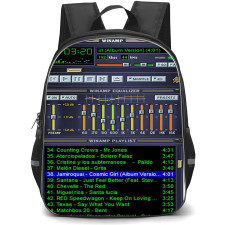 Microsoft Windows Backpack School Bag StudentPack - Microsoft Windows Winamp Audio Player Poster