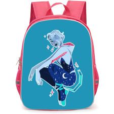 Spider Gwen Backpack StudentPack - Spider Gwen Tip Toe Sticker Art