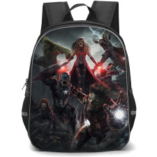 Marvel Zombies Backpack StudentPack - Characters Fight Pose Illustration