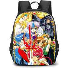 Magic Knight Rayearth Backpack StudentPack - Magic Knight Rayearth 1994 Anime Art Sticker