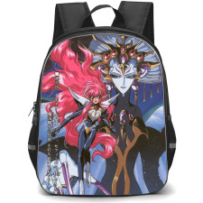 Magic Knight Rayearth Backpack StudentPack - Nova And Debonair Anime Illustration Art Poster
