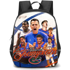 March Madness 2025 Men Tournament Florida Gators Men Basketball Team Backpack StudentPack - The Gators Take Down Retro Poster