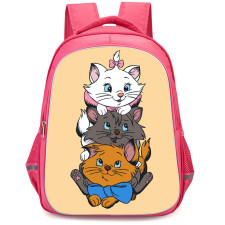Marie Backpack StudentPack - Marie Berlioz And Toulouse Portrait On Beige Background