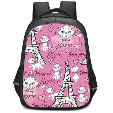 Marie Backpack StudentPack - Marie In Paris Pink Poster