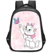 Marie Backpack StudentPack - Marie Trying to Touch Butterfly Poster