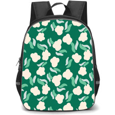 Marimekko Backpack School Bag StudentPack - Marimekko Green Meadow Floral Pattern Art Poster