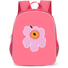 Marimekko Backpack School Bag StudentPack - Marimekko Pink Poppy Bloom Sticker