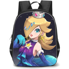 Super Mario Rosalina Backpack StudentPack - Rosalina Smiling Stars Background