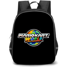Mario Kart Backpack School Bag StudentPack - Mario Kart World Logo Sticker