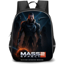 Mass Effect Backpack School Bag StudentPack - Mass Effect Suicide Mission Begin Series Poster