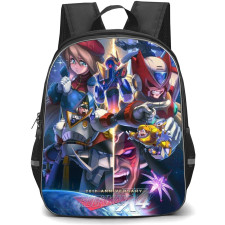 Mega Man Backpack StudentPack - Mega Man Characters Rockman X4 Anime Poster