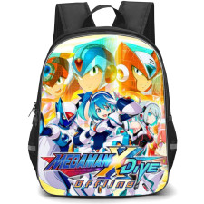 Mega Man Backpack StudentPack - Mega Man Characters Mega Man X Dive Offline Poster