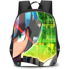 Mega Man Backpack StudentPack - Mega Man Half Portrait Anime