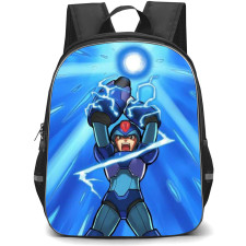 Mega Man Backpack StudentPack - Mega Man X Shouting Ready To Fire Anime