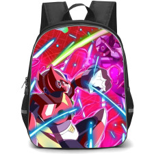 Mega Man Backpack StudentPack - Mega Man X Zero Fight Scene Pink Background