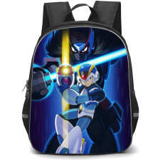 Mega Man Backpack StudentPack - Mega Man X Zero Holding Weapon Illustration