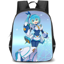 Mega Man Rico Backpack StudentPack - Rico Smiling Anime Poster