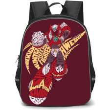 Mega Man Zero Backpack StudentPack - Zero Fight Pose Word Art